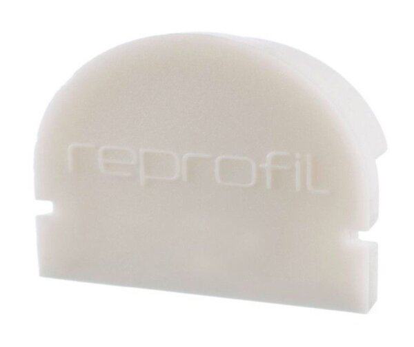 Profil Endkappe, Endkappe R-AU-01-15 Set 2 Stk, Weiß, Kunststoff, Länge: 21 mm, Breite: 6 mm, Höhe: