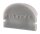 Profil Endkappe, Endkappe R-AU-01-15 Set 2 Stk, Grau, Kunststoff, Länge: 21 mm, Breite: 6 mm, Höhe: