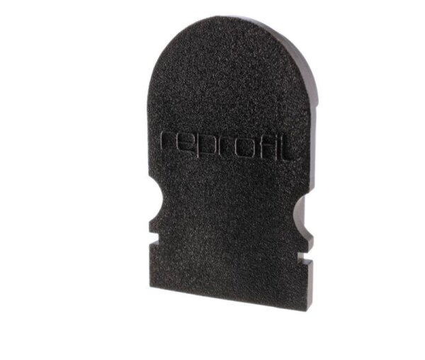 Profil Endkappe, Endkappe R-AU-02-08 Set 2 Stk, Schwarz, Kunststoff, Länge: 14 mm, Breite: 6 mm, Höh