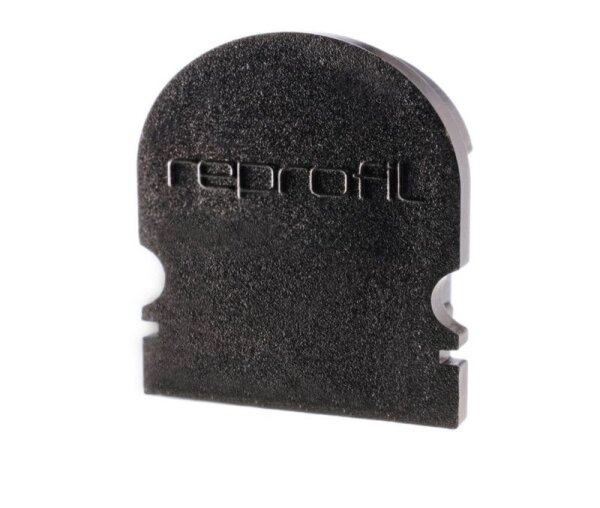 Profil Endkappe, Endkappe R-AU-02-15 Set 2 Stk, Schwarz, Kunststoff, Länge: 21 mm, Breite: 6 mm, Höh