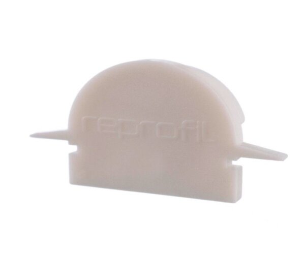 Profil Endkappe, Endkappe R-ET-01-15 Set 2 Stk, Weiß, Kunststoff, Länge: 30 mm, Breite: 6 mm, Höhe: