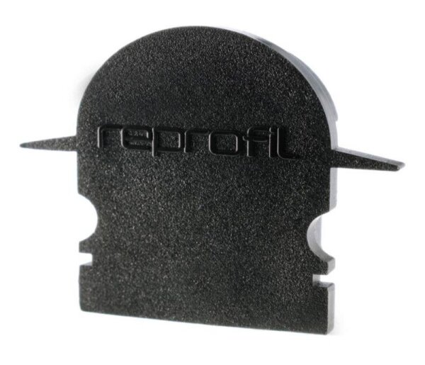 Profil Endkappe, Endkappe R-ET-02-15 Set 2 Stk, Schwarz, Kunststoff, Länge: 30 mm, Breite: 6 mm, Höh