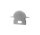Profil Endkappe, Endkappe R-ET-01-05 Set 2 Stk, Grau, Kunststoff
