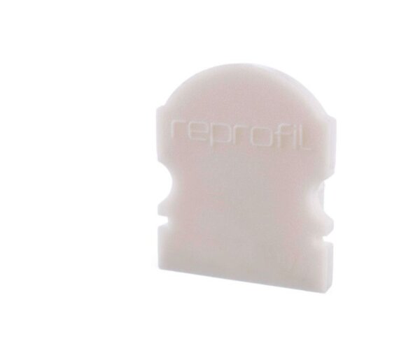 Profil Endkappe, Endkappe L-AU-02-10 Set 2 Stk, Weiß, Kunststoff, Länge: 16 mm, Breite: 6 mm, Höhe: