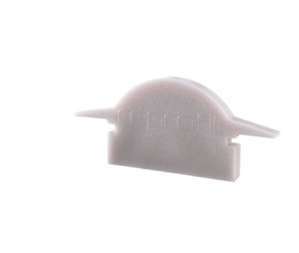 Profil Endkappe, Endkappe L-ET-01-10 Set 2 Stk, Grau, Kunststoff, Länge: 25 mm, Breite: 6 mm, Höhe: