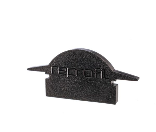 Profil Endkappe, Endkappe L-ET-01-10 Set 2 Stk, Schwarz, Kunststoff, Länge: 25 mm, Breite: 6 mm, Höh