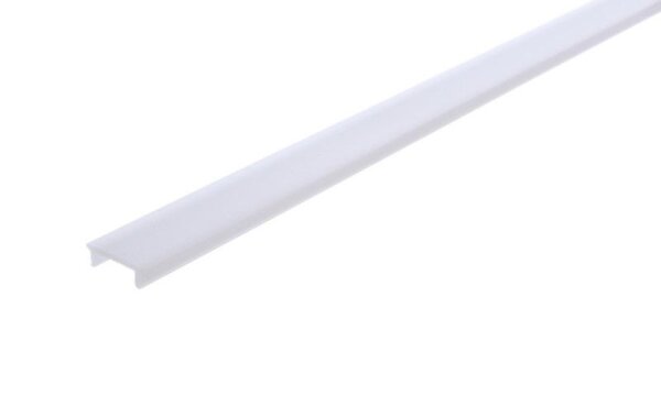 Profil Abdeckung, Abdeckung P-01-10, 2m, milchig, PMMA, Satiniert 40% Transmission, Länge: 2000 mm,