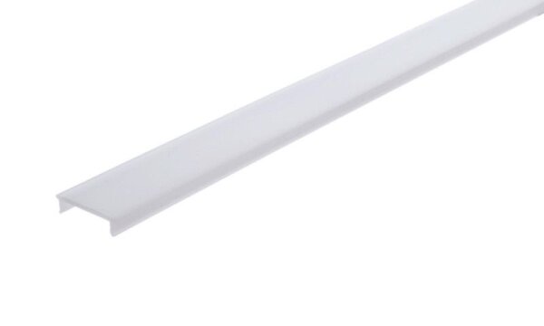 Profil Abdeckung, Abdeckung P-01-15, 2m, milchig, PMMA, Satiniert 40% Transmission, Länge: 2000 mm,