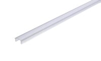 Profil Abdeckung, Abdeckung F-01-08, 2m, matt, PMMA,...