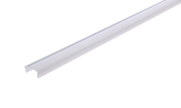 Profil Abdeckung, Abdeckung F-01-10, 2m, milchig, PMMA, Satiniert 40% Transmission, Länge: 2000 mm,