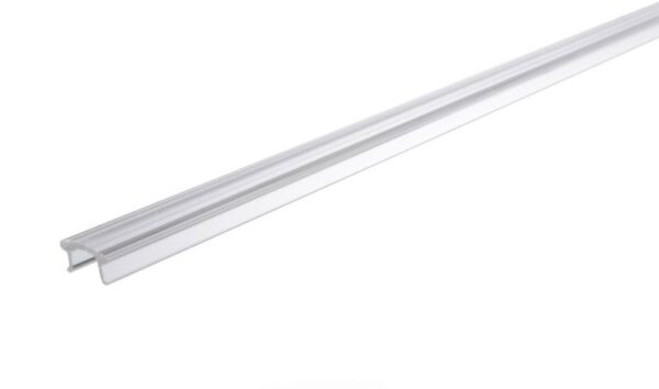 Profil Abdeckung, Abdeckung F-01-05, 2m, klar, PMMA, Transparent 95% Transmission, Länge: 2000 mm, B