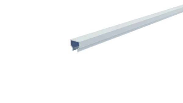 Profil Abdeckung, Abdeckung H-01-05, 2m, milchig, PMMA, Satiniert 40% Transmission, Länge: 2000 mm,