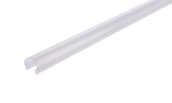 Profil Abdeckung, Abdeckung R-01-08, 2m, milchig, PMMA, Satiniert 40% Transmission, Länge: 2000 mm,