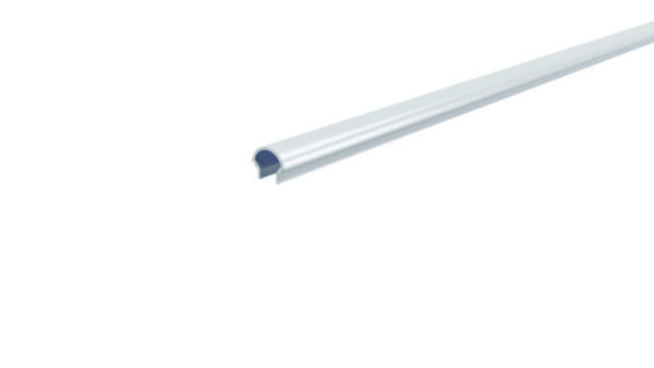 Profil Abdeckung, Abdeckung R-01-05, 1m, milchig, PMMA, Satiniert 40% Transmission, Länge: 1000 mm,