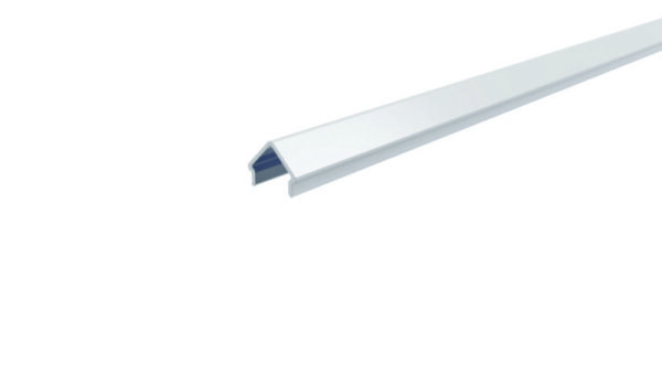 Profil Abdeckung, Abdeckung E-01-08, 2m, milchig, PMMA, Satiniert 40% Transmission, Länge: 2000 mm,