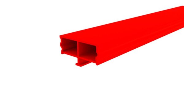 Profil Abdeckung, Abdeckung Dummy, Kunststoff, Länge: 3000 mm, Breite: 38 mm, Höhe: 19.4 mm