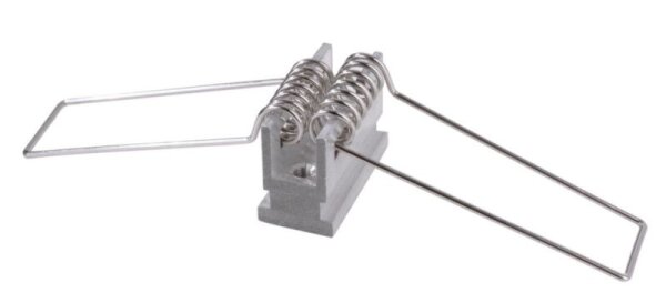 Profil Zubehör, Nutenstein mit Spannfedern Set 2 Stk, Aluminium, Länge: 25 mm, Höhe: 17 mm