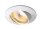 Einbaustrahler, Style Round, Tilt, 1x max 35 W MR16, Weiß, Spannungskonstant, 12 V/AC/DC, IP 20