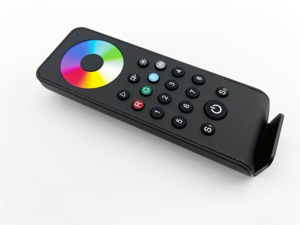 EIONLED Handsender 8 Zonen  SYON-PRO Fernbedienung Professional RGB+ RGBW+ CCT+Dimm 4 Zonen mit 2 Szenenspeicher incl. Magnet Wandhalter excl. Batterie