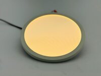 LED-Einbauleuchte Flex 15W,  Prismatisch UGR, 120°, Lochausschnitt 55-160mm, Warmweiß 3000K, dimmbar - Aussen H10xD175mm