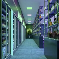 Einlegepanel, Standard 625x625 mm, 94 W, RGB/3000 K, Weiß, Spannungskonstant, 24 V/DC, IP 40