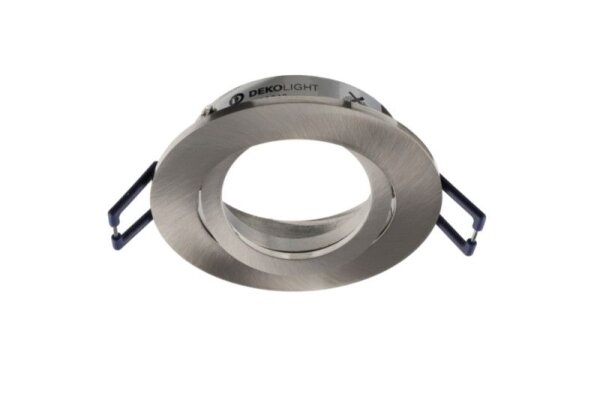 Einbaustrahler, Samsola, Round, gebürstet, Silber