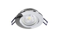 Einbaustrahler, Samsola, Round, glänzend, Silber