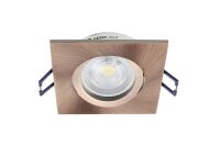 Einbaustrahler, Samsola, Square, Kupfer