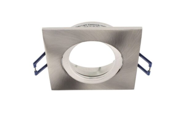 Einbaustrahler, Samsola, Square, gebürstet, Silber