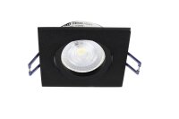 Einbaustrahler, Samsola, Square, Schwarz