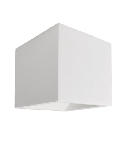 Wandaufbauleuchte, Cube, 1x max. 25 W G9, Weiß, 220-240 V/AC, 50 / 60 Hz, IP 20