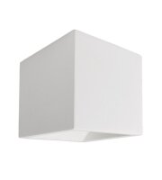 Wandaufbauleuchte, Cube, 1x max. 25 W G9, Weiß,...