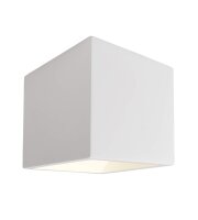 Wandaufbauleuchte, Cube, 1x max. 25 W G9, Weiß,...