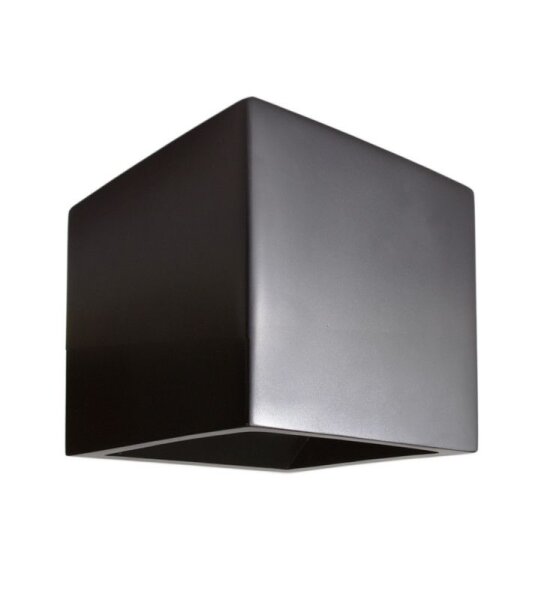 Wandaufbauleuchte, Cube, 1x max. 25 W G9, Schwarz, 220-240 V/AC, 50 / 60 Hz, IP 20