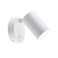 Leseleuchte, Can Tilt Round, 1x 7,5 W GU10, Weiß,...