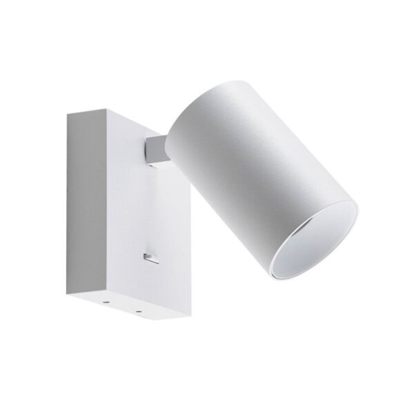 Leseleuchte, Can Tilt Square, 1x 7,5 W GU10, Weiß, 220-240 V/AC, IP 20