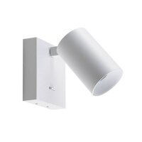 Leseleuchte, Can Tilt Square, 1x 7,5 W GU10, Weiß,...