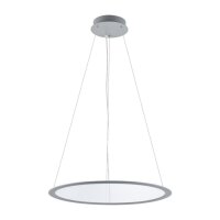 Pendelleuchte, LED Panel, transparent rund, 50 W, DIM,...