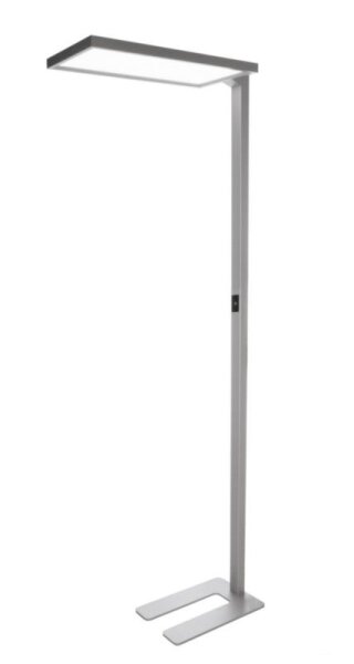 Stehleuchte, Office One Motion Up and Down, 80 W, Touch DIM, 3000 K, Silber, 220-240 V/AC, 50 / 60 H
