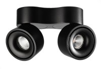 Deckenaufbauleuchte, Uni 2 Double Tilt, 20 W, DIM, 3000...
