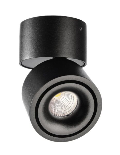 Deckenaufbauleuchte, Uni 2 Mini, Tilt, 11,3 W, DIM, 2700 K, Schwarz, 220-240 V/AC, 50 / 60 Hz, IP 20