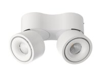 Deckenaufbauleuchte, Uni 2 Mini Double, Tilt, 21 W, DIM,...