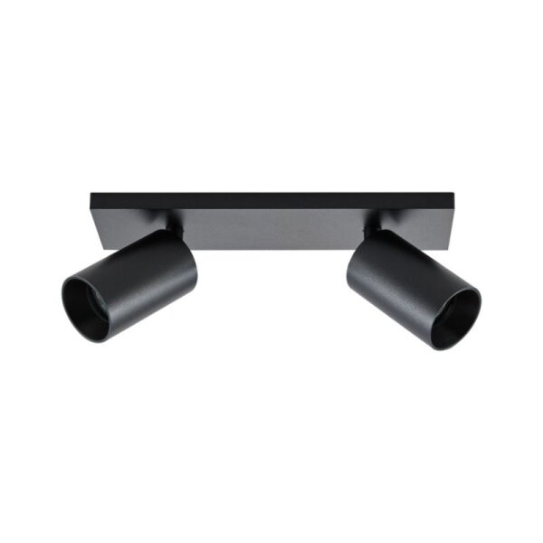 Deckenaufbauleuchte, Can Tilt Square, 2x 7,5 W GU10, Schwarz, 220-240 V/AC, 50 / 60 Hz, IP 20