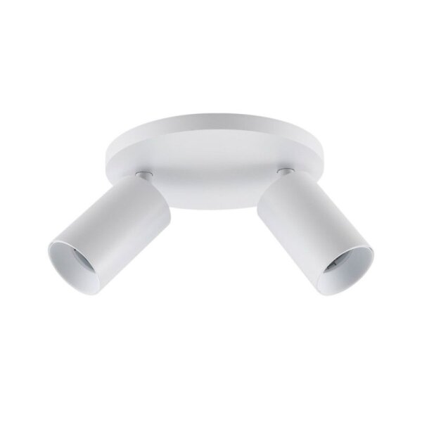 Deckenaufbauleuchte, Can Tilt Round, 2x 7,5 W GU10, Weiß, 220-240 V/AC, 50 / 60 Hz, IP 20
