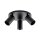 Deckenaufbauleuchte, Can Tilt Round, 3x 7,5 W GU10, Schwarz, 220-240 V/AC, 50 / 60 Hz, IP 20