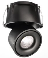 Einbaustrahler, Uni 2 Max Tilt, 24 W, 3000 K, Schwarz,...