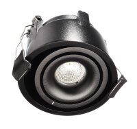 Einbaustrahler, Uni 2 Mini Tilt, 9 W, 3000 K, Schwarz,...