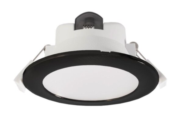 Downlight, Acrux 90 mm, 9 W, DIM, 3000/4000/6000 K, Schwarz, 220-240 V/AC, 50 / 60 Hz, IP 20