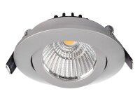 Einbaustrahler, Dione, 8,5 W, DTW, 1800-3000 K, Silber, 220-240 V/AC, 50 / 60 Hz, IP 20