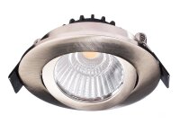 Einbaustrahler, Dione, 8,5 W, DTW, 1800-3000 K, Nickel, 220-240 V/AC, 50 / 60 Hz, IP 20